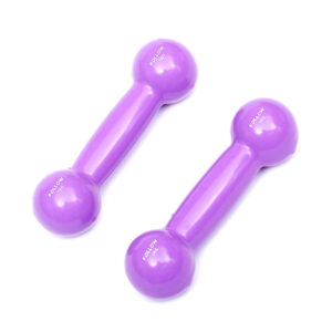 Mancuerna Recubierta de Vinilo Peso: 1 KG Color: Violeta