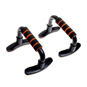 Par de Barras Push Up Mangos recubiertos con Foam para mayor comodidad Material: PP / NBR Foam Color: Negro / Naranja