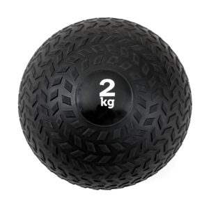 Slam Ball Peso: 2 KG Material: Caucho + Arena Color: Negro