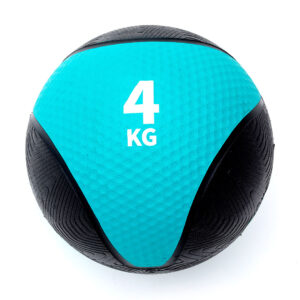 Pelota Medicinal c/Rebote Peso: 4 KG Material: Caucho Color: Negro/Verde