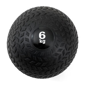 Slam Ball Peso: 6 KG Material: Caucho + Arena Color: Negro